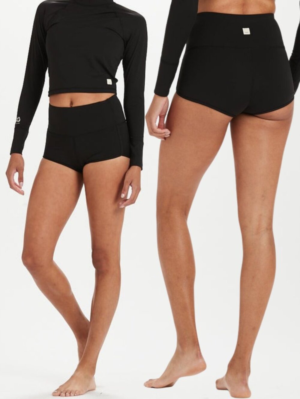 Vuori Seascape Swim Shorty - Black - Size Large